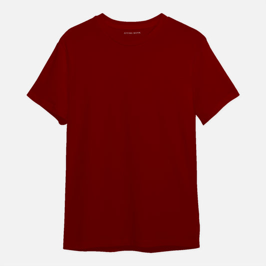 The Everyday Classic Tee - Maroon